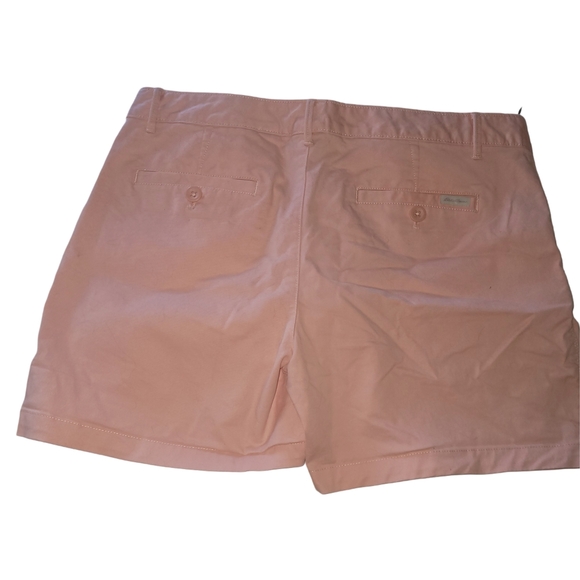 Eddie Bauer Peach Stretch Slightly Curvy Shorts 12 - Picture 4 of 4